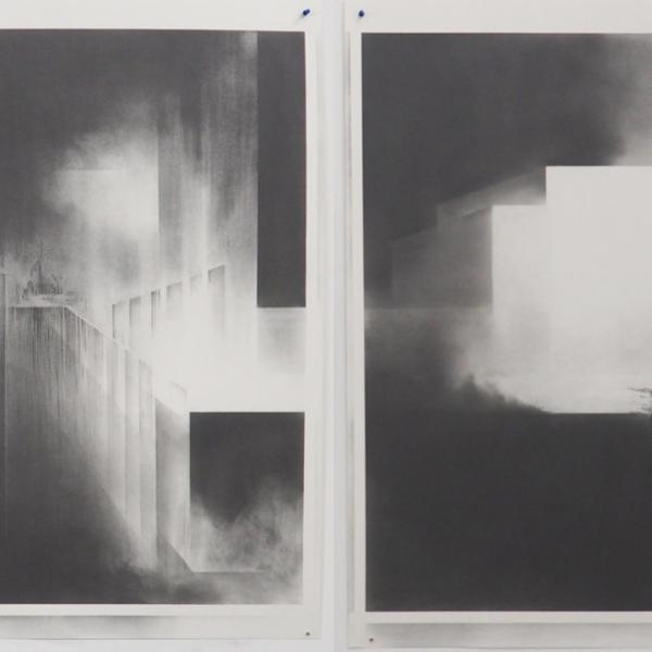 Series "Jara", 2019, graphite drawing,
106 x 72 cm each.