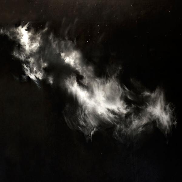 Nébuleuse (Nebula), 2013, graphite on paper, 220 x 143 cm.